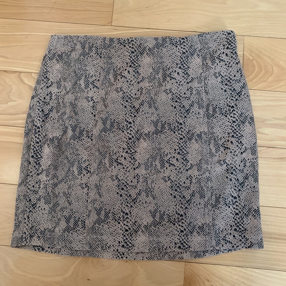 Wild Honey Snakeskin Skirt